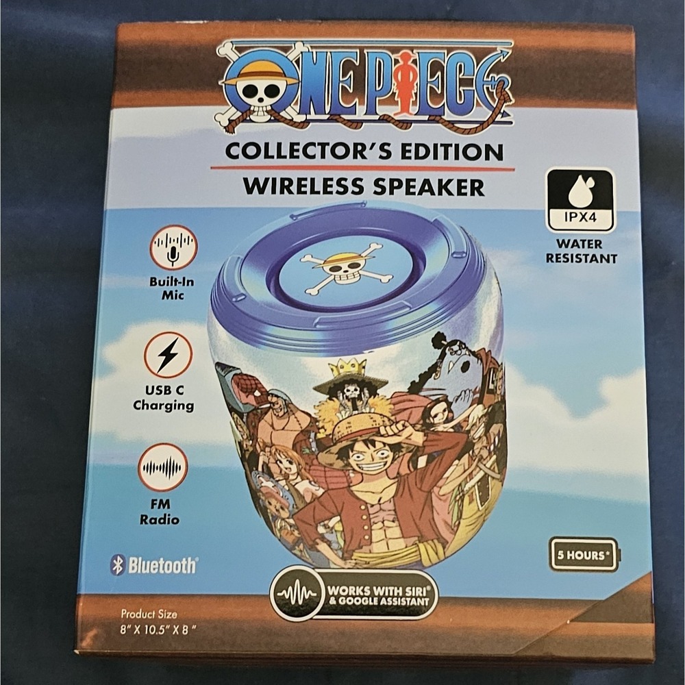 New One Piece Collectors Edition Wireless Speaker With Built In Mic And Radio